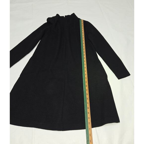 Gap Black Long Sleeve Casual Turtleneck Sweater Dress Woman's size Small Petite - Picture 6 of 7